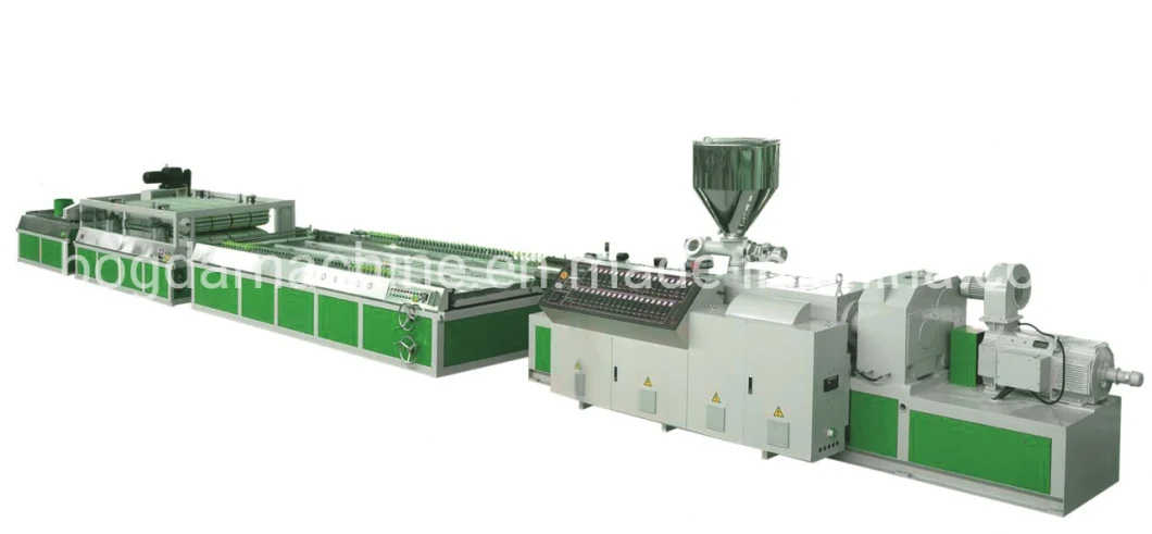 Bogda PVC WPC Hollow Door Panel Extrusion Production Line Wood Plastic Composite Foam Board Making Machine Price