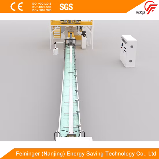 Linha de extrusão de rodapé PS com formação de espuma de CO2/Linha de produção de rodapé