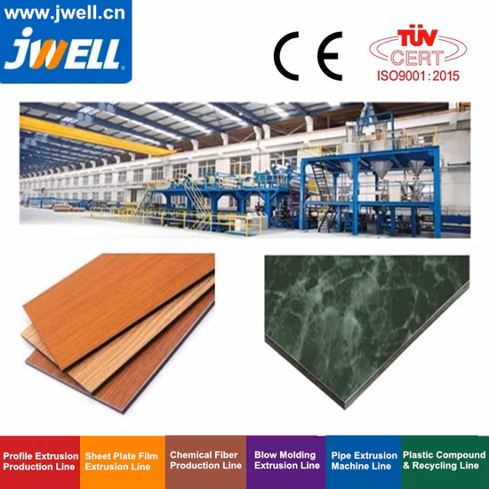 Painel composto plástico de alumínio Jwell 900