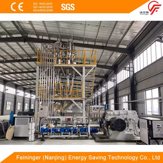 CO2 que forma espuma a linha de produção gêmea capacidade 1000kg/hr da placa de espuma do parafuso XPS FS95T/300C